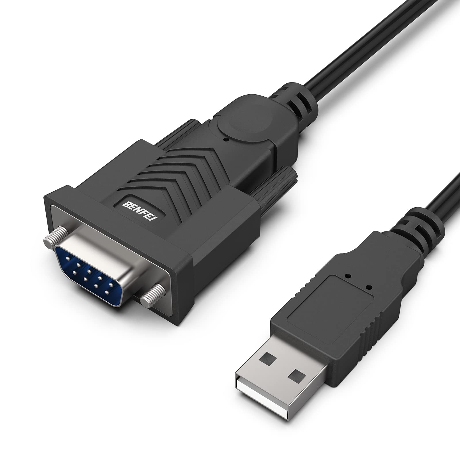 【送料無料】BENFEI USB - シリアル アダプター、rs232c， USB - RS-232 オス (9 ピン) DB9 シリアル ケーブル 1.8M 、Prolific チップセット、Windows 11/10/8.1/8/7、Mac OS X 10.6 以降