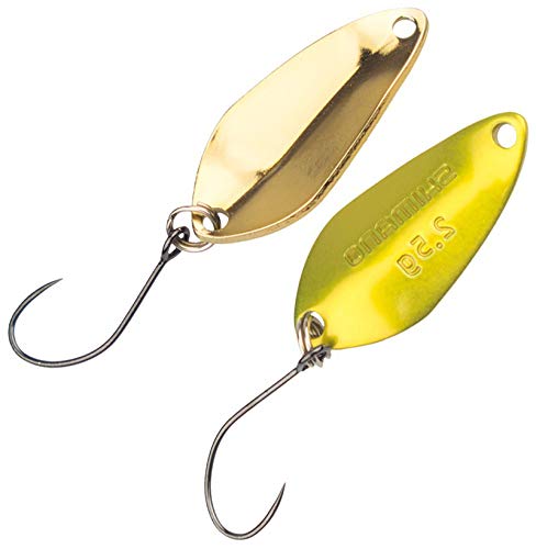 【送料無料】シマノ(SHIMANO) スプーン カーディフ サーチスイマー 3.5g TR-235Q 64T ライムゴールド