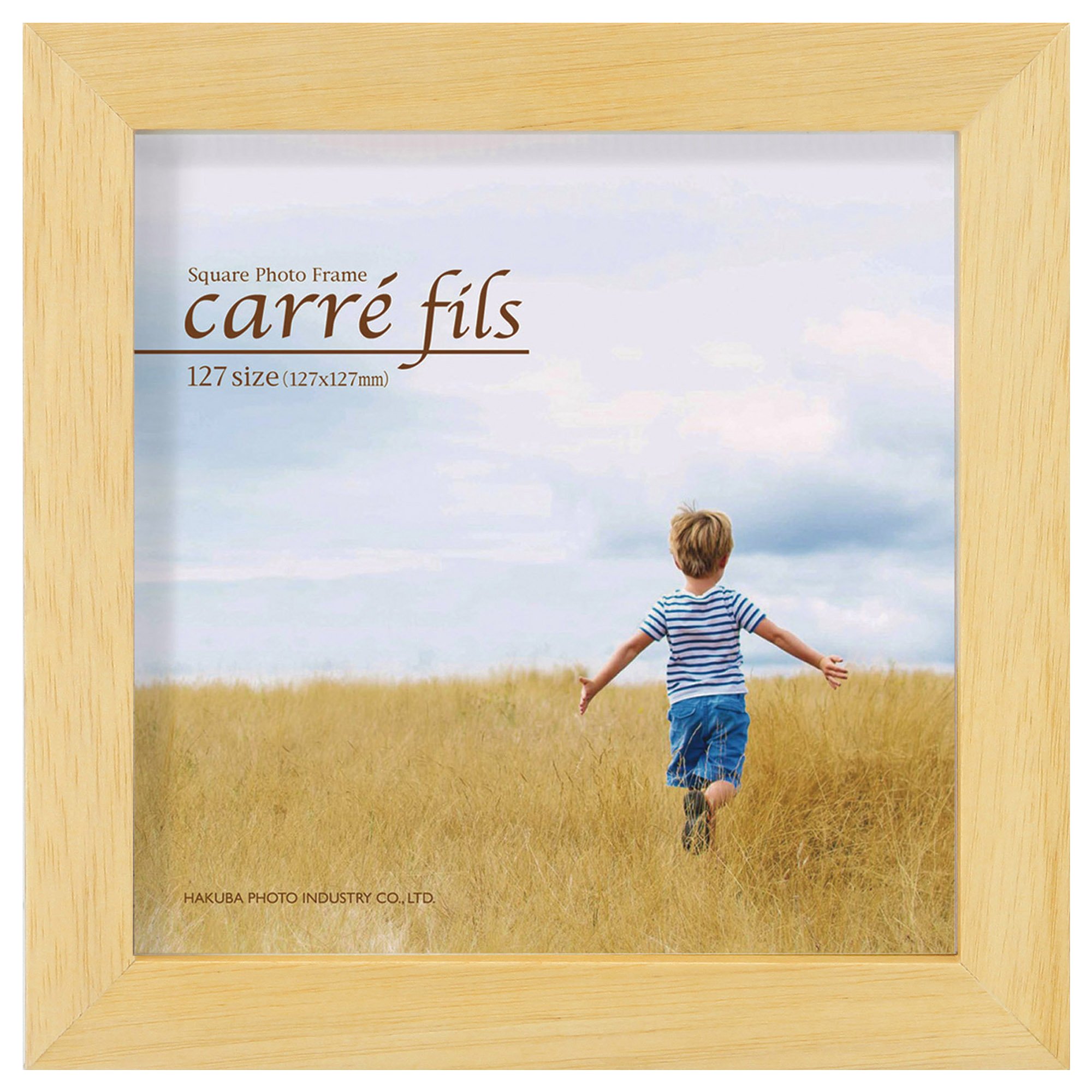 【送料無料】ハクバ HAKUBA フォトフレーム スクウェア木製額 カレフィス127 ましかくサイズ(127×127mm) ナチュラル FSQCF-127NT