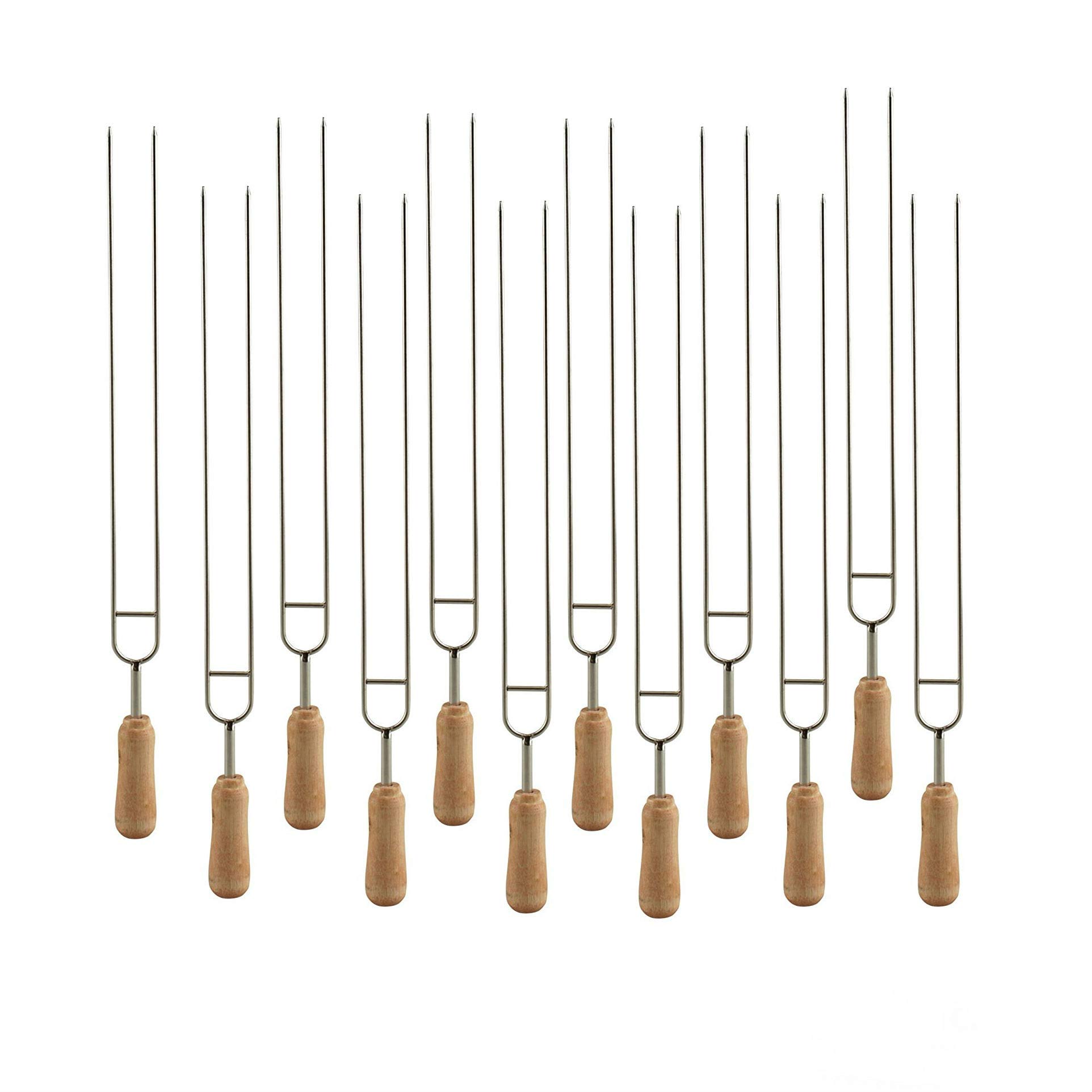 【送料無料】IMEEA バーベキュー串 bbq 串 キャンプ ステンレス 焼き串 スキュアー 鉄串 アウトドア 木..