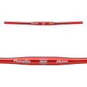 【送料無料】Funn (ファン) Flame PG (フレイム PG) 自転車用ハンドルバー、クランプ径:φ31.8mm、幅710mm - マウンテンバイク、クロスバイクに適用(レッド)