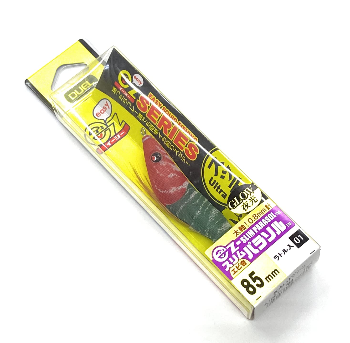 【送料無料】DUEL(デュエル) スッテ イージースリム 布巻 パラソル 85mm 重量:6g A1687 太軸針仕様 ラ..