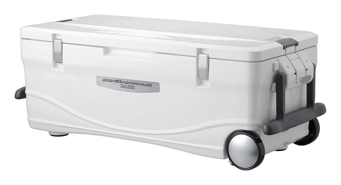 【送料無料】シマノ(SHIMANO) クーラーボックス 大型 45L スペーザ ホエール ベイシス キャスター付 450UC-045L 釣り用 ピュアホワイト