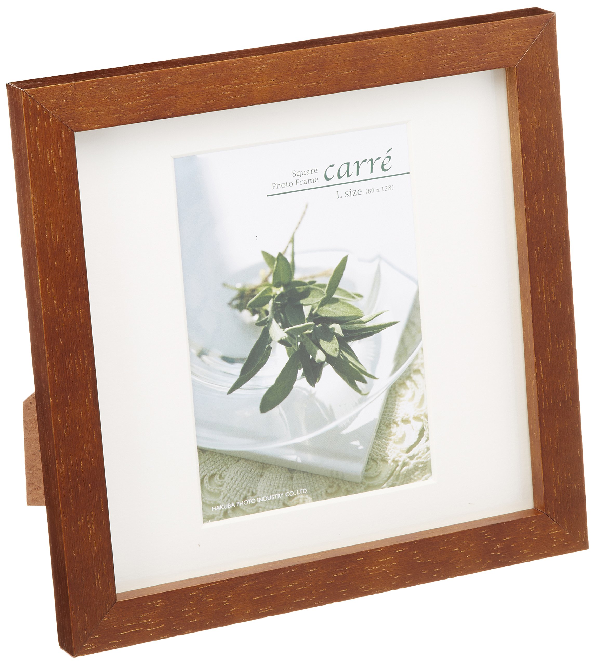 【送料無料】ハクバ 【限定】 HAKUBA フォトフレーム スクウェア 木製 額 カレ L サイズ 1面 ブラウン L 木製 FSQCR-BRL1 軽くて割れないPET板を採用 タテヨコ兼用