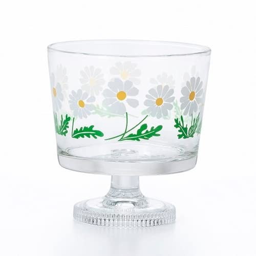 【送料無料】アデリア(ADERIA) 【 アデリアレトロ 脚付きデザート グラス 深型 野ばな 285ml 化粧箱入 ..