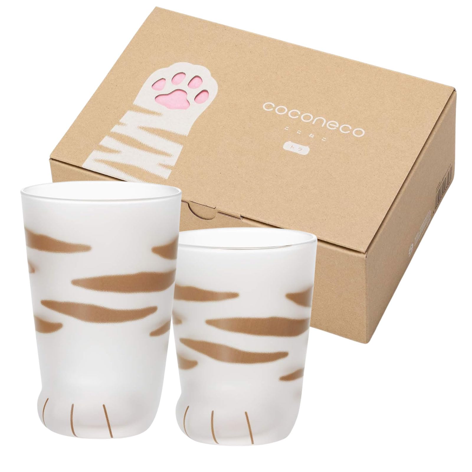 【送料無料】アデリア(ADERIA) 【 ココネコグラス トラ猫 230ml 300ml 親子ペアセット 日本製 化粧箱入..