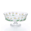 【送料無料】アデリア(ADERIA) 【 アデリアレトロ 脚付きデザート グラス 浅型 野ばな 225ml 化粧箱入 日本製 6188 】 昭和 ガラス 食器 ...