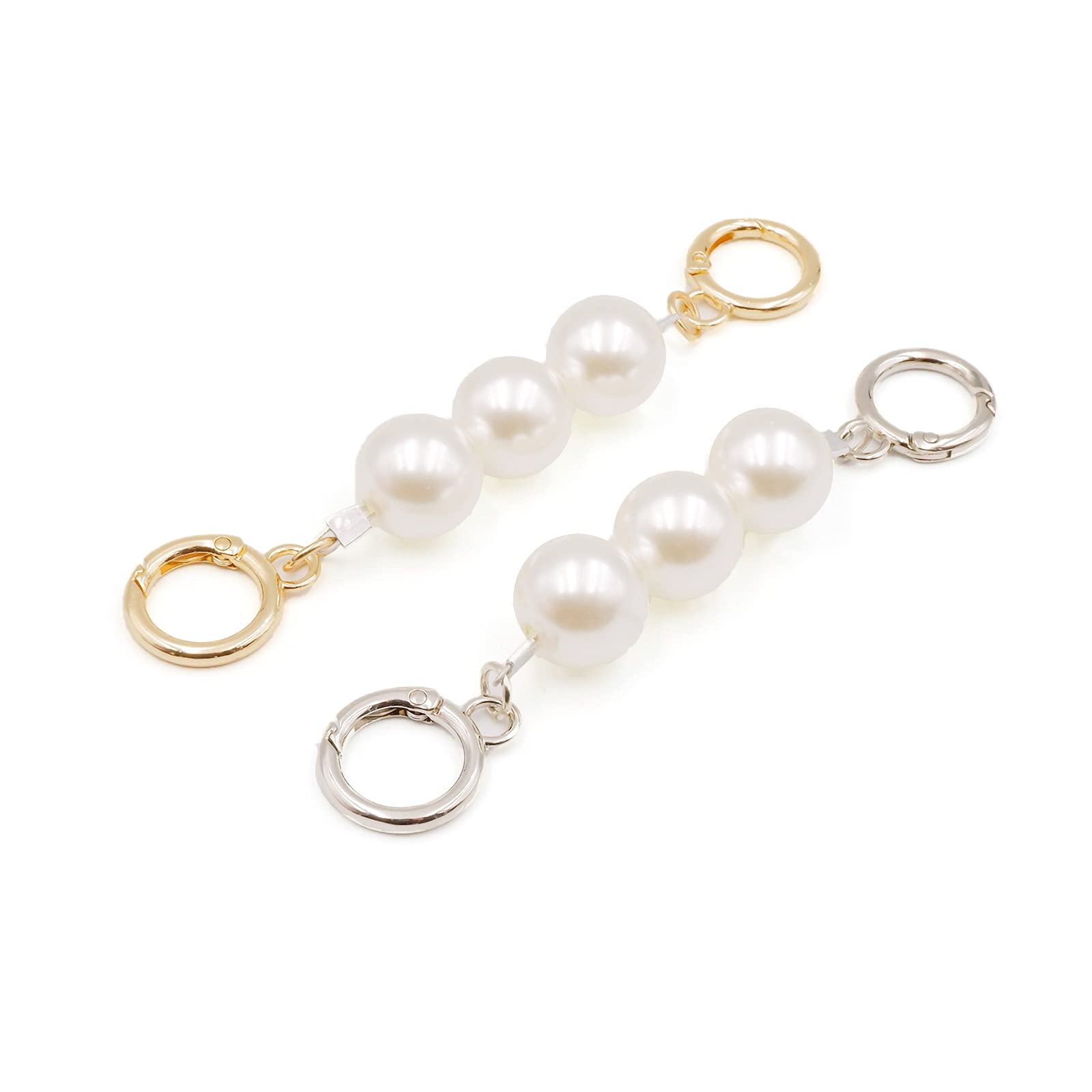 【送料無料】【BEAUTY PLAYER】2本入り パール バッグ チェーン 持ち手 交換用チェーン パール ショー..