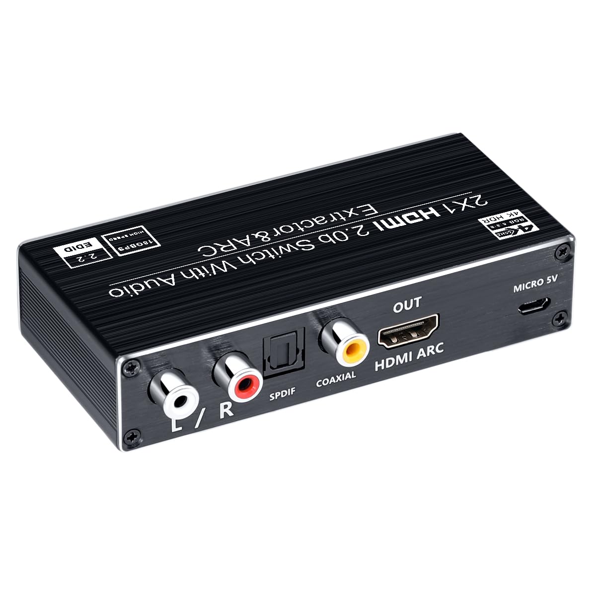 White Wings㤨̵֡ELEVIEW HDMI ش ʬΥ 21 4K(60Hz ARCб (ǥ:ǥ롦3.5mmƥ쥪HDR HDCP2.2б PS4proPS5Nintendo SwitchFire TV ʤɤŬ 1080p 120Hz ưڤؤ ⥳ EHD-802NפβǤʤ4,679ߤˤʤޤ