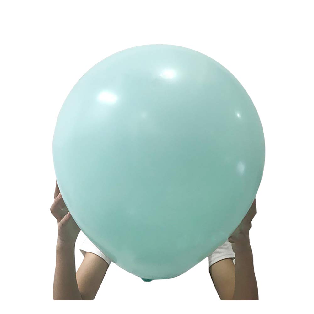 【送料無料】Lumierechat バルーン 風船 巨大 大きい 24インチ 60cm マカロン パステルカラー 誕生日 結婚式 10枚 a-b228(マカロングリーン)