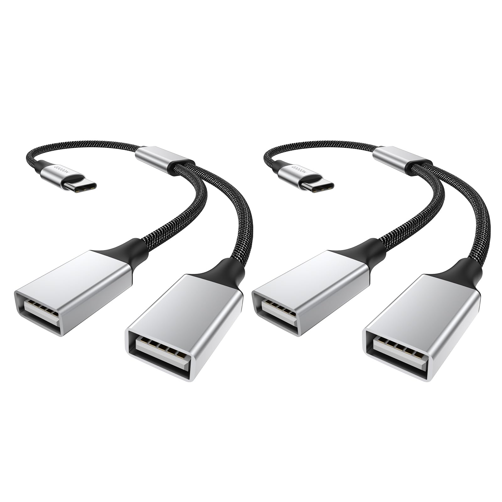 【送料無料】MOGOOD USB C分岐器 C型からデュアルUSB Aマザーアダプタ C型からデュアルUSB Aデュアル USB 2.0アダプタデュアル USB 2.0 OTG分岐器 ジャンパに適用MacBook Pro、Google Pixel、Galaxy S20/S22/S9/Note 8