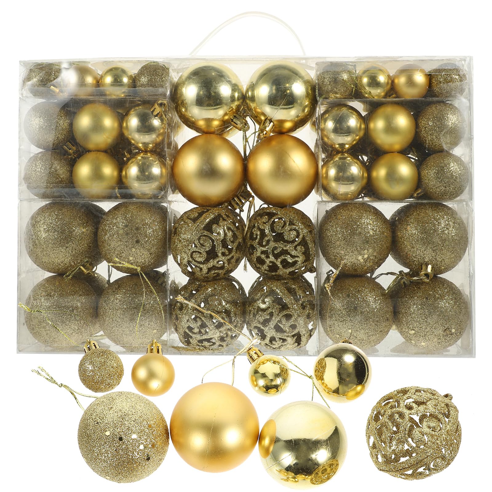 【送料無料】ledmomo クリスマスボール オーナメント クリスマス飾り 100個セット 3-6cm クリスマスツ..