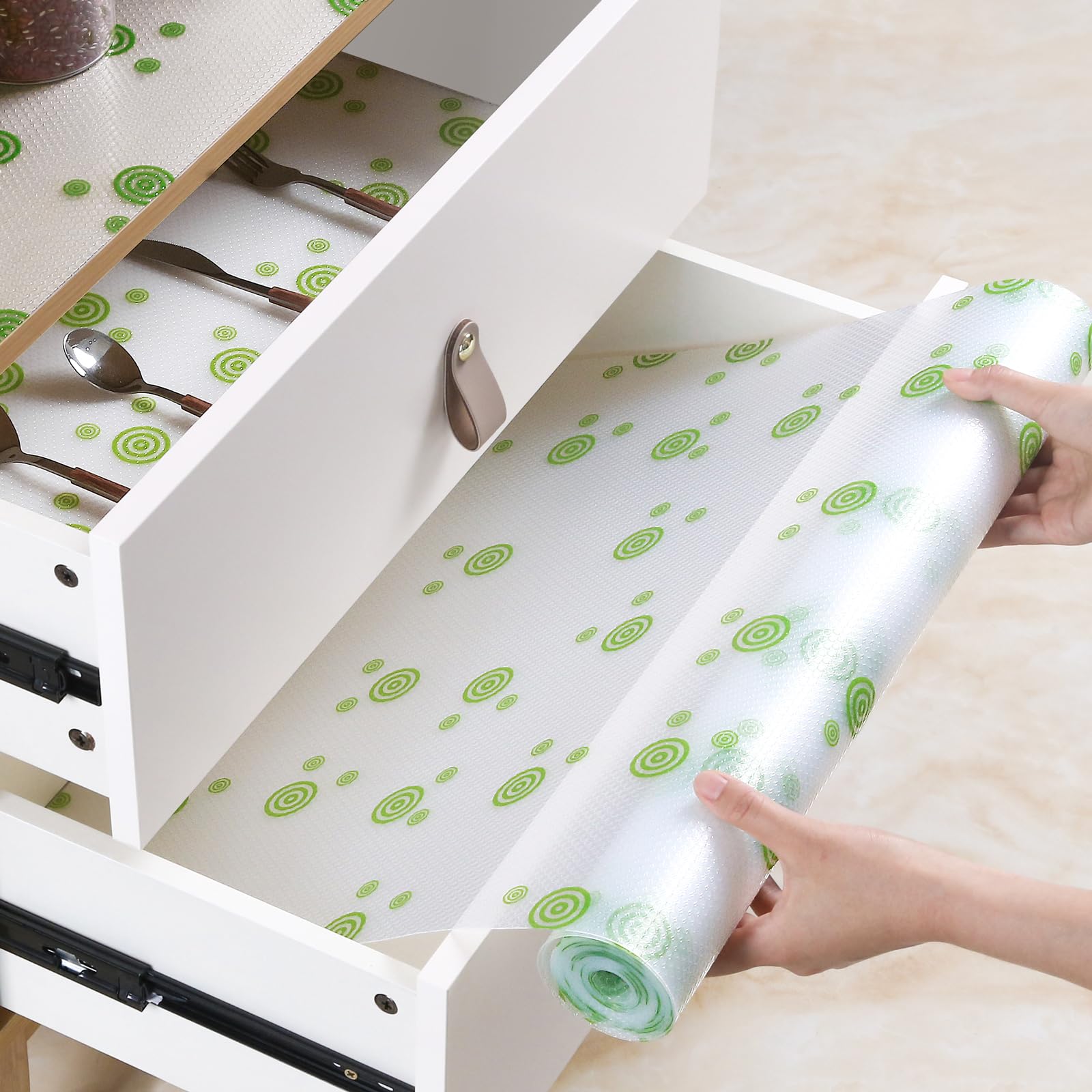 【送料無料】wohomuke 食器棚シート60x600cm シェルフライナー キッチンシート EVA製 保護シート 保護..