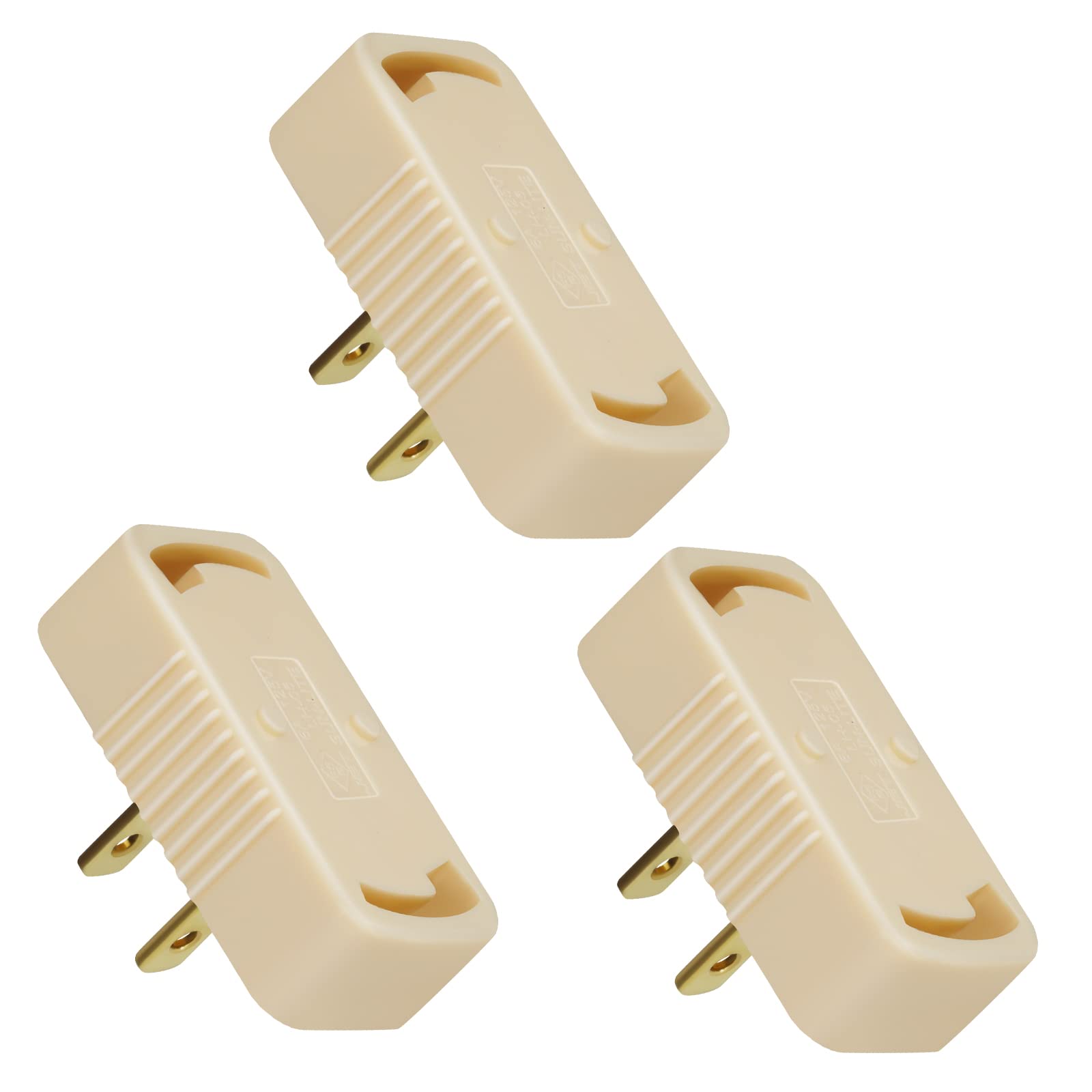【送料無料】Aiwode（ベージュ3個入り） シーリング コンセント角型引掛シーリングアダプター コンセン..