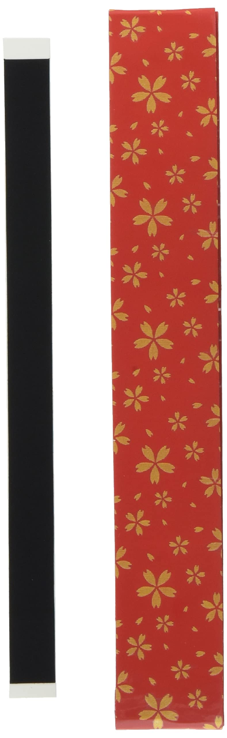 【送料無料】ゴーセン(GOSEN) オーバーグリップ 和柄 「花」 赤×金 B815REG