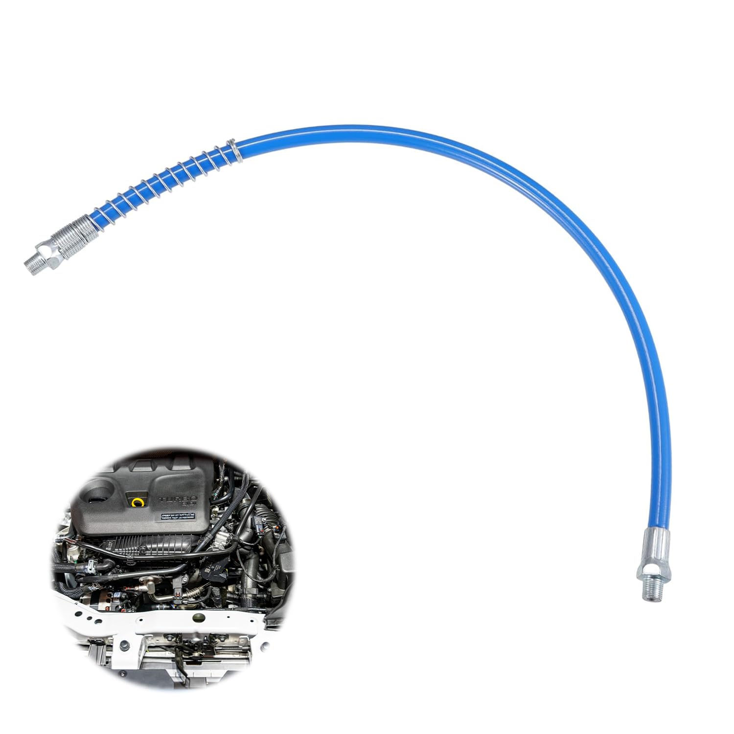 【送料無料】PAVIKE フレキシブルガンホース グリスガン ホース フレキシブルホース グリスガン 高圧対..