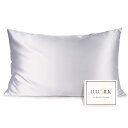 【送料無料】LULUSILK 枕カバー 43x90cm ピローケース 封筒式 洗える ポリエステル100% 光沢 美髪 肌に優しい 四季適応 新年ギフト 贈り物...