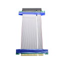 【送料無料】chenyang PCIE ライザーケーブル PCI-E Express 8X~8X オス-メス スロットライザー エクステンダー カードリボン フレキシブルケーブル 20cm