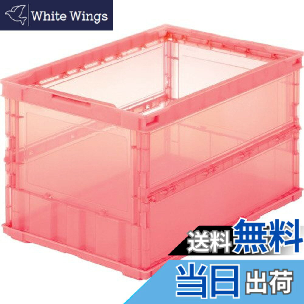 商品情報商品の説明●中が透けて見えるため、コンテナの中身が判別しやすく、保管・管理に最適です。●折りたたんだ時の高さを最大限まで追求、従来タイプに比べて最大35%低く、これにより輸送運賃・保管スペースを大幅に削減することができます。●組み立て時も、折りたたみ時にも積み重ねができ荷崩れの心配がありません。●商品や部品・備品の配送および保管・管理。●内容物の種類・大きさが一定でない荷物の配送に最適。●ポリプロピレン（PP）主な仕様 容量(L):52.7br色:透明レッド外形寸法(mm)間口x奥行x高さ:530x366x325br有効内寸(mm)間口x奥行x高さ:493x335x311br折りたたみ高さ(mm):60