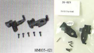 WALKERA 6ch#35(HM035-021)Left and right tail bar gear rack assembly