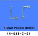 ラジコンヘリコプター6ch#36消耗部品 (HM036-Z-04)Flybar Paddle Holder 商品の部分については取説に記載の部品表からご覧ください。取り付けに関するサポートはできませんのでご了承ください。ラジコンヘリコプター消耗部品入荷！ 部品は一切取れないと商品説明に記載しておりましたが、 お問い合わせが多数寄せられましたので、 特にご要望の多かった部品を急遽取り寄せました。 2ヶ月もの間お待ちいただきありがとうございます。 かなりの数量を確保しましたが、また急な欠品もありえます。 欠品の場合は、商品から取り外しお送りさせていただきますが、 時期によってはご希望に添えない場合もございます。 予めご了承下さい。 ラジコンショップにて購入できる色々な部品が汎用可能だそうです。 　ネジや簡単な部品はお近くのショップを探して見られるのもいいかもしれません。 いろいろお教えいただきましたお客様ありがとうございます。 宅急便発送のみになりますので、 小さな部品1つのご注文の場合には送料負担が大きく感じられるかもしれません。 複数まとめてご購入されるなど、予めご了承下さい。