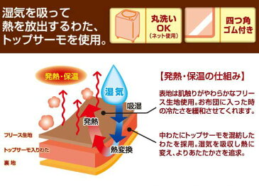 吸湿発熱あったか敷パッド(ai619692)