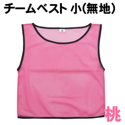 【個人宅配送不可】アーテック チームベスト 小(無地) 桃(004530)