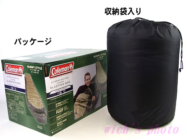 即納出来ますColemanコールマン寝袋(マミー型シュラフ)Model2000012598 極寒仕様 冬キャンプ 車中泊 エクストリームウェザーマミースリーピングバッグ通販格安セール情報 楽天 通販