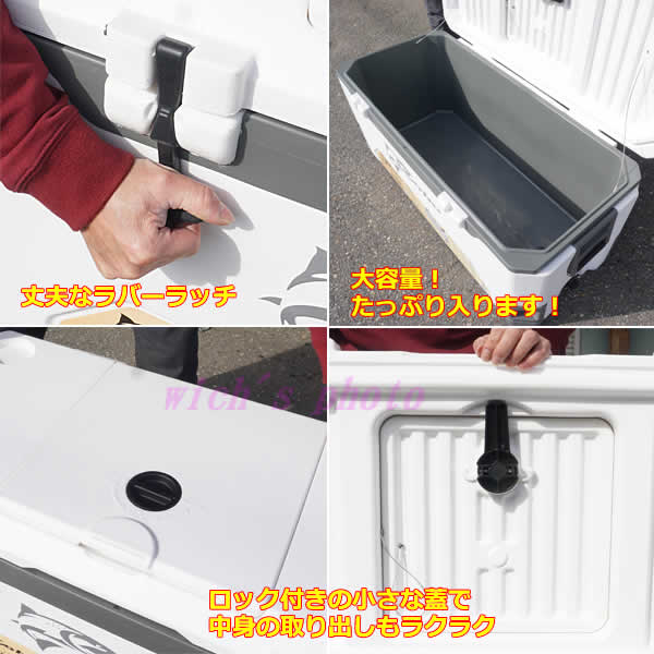 Coho コーホー 超大型 クーラーボックス 165QT 156L ブローモールド 大容量 特大 アウトドア キャンプ 釣り フィッシング BBQ バーベキュー 90缶 保冷7日間 ブロー成型 コストコ通販格安セール情報 楽天 通販