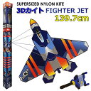 【送料無料】XKITES 3Dカイト FIGHTER JET 戦闘機 139.7cm ビッグサイズ デラックスカイト 凧 K-KITES Xカイト 52INCH 凧揚げ ナイロンカイト 飛行機 1375801 誕生日 クリスマス プレゼント レジャー アウトドア コストコ