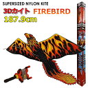 【送料無料】XKITES 3Dカイト FIREBIRD 火の鳥 187.9cm ビッグサイズ デラックスカイト 凧 K-KITES Xカイト 52INCH 凧揚...