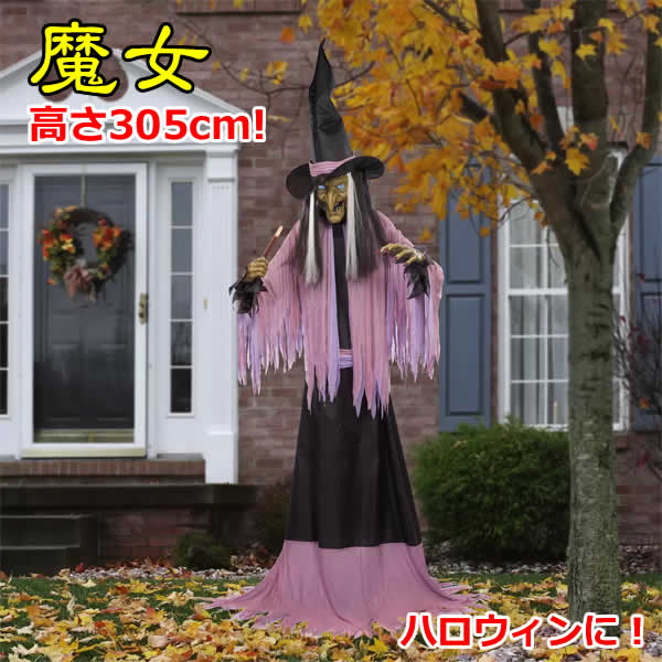 ŸʡȢʤ񤢤̵ۡۥϥ Υǥ졼 ⤵305cm ǥץ쥤 ֥ å ⤵305  3m ѡƥ  ƥꥢ Halloween 10ft Towering Witch ȥ