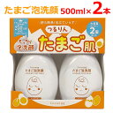 【送料無料】Cocoegg たまご泡洗顔 2個セット ポンプタイプ 大容量 500g×2本 W洗顔不要 無香料 無着色 低刺激性 洗顔フォーム バブルモイストクレンジング 日本製 たまご化粧品