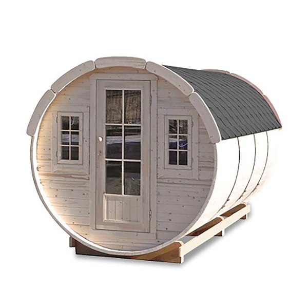 【送料無料・直送品】BIGBOX ケミ バレル式 ログハウス キット 2.2 x 3.3m フィンランド製 4〜5名用 二段ベッド付 コストコ