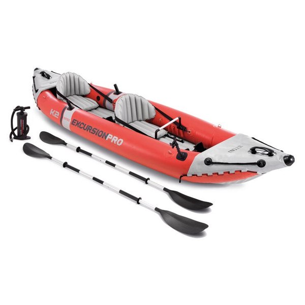 【送料無料・直送品】INTEX エクスカージョン プロ 2人用 インフレータブル カヤック 68309NP 高圧フロア コストコ
