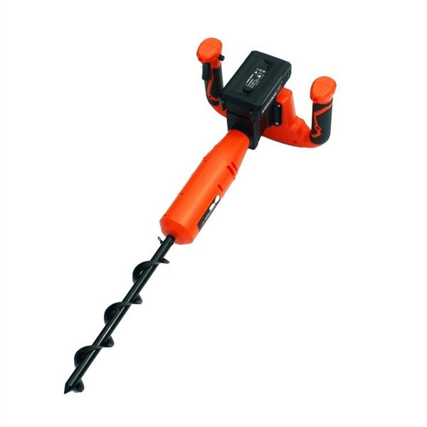 【送料無料】YARD FORCE ヤードフォース 24V コー ドレス 穴掘り機 本体1.7kg ドリル径40mm× 300mm 逆回転対応 バッテリー＆充電器付 スイッチを入れるだけで穴が掘れて、逆回転でそのまま抜けま す。杭打ち・支柱差し・追肥が、腰を落とさずに終わります 手動タイプやエンジンタイプの穴掘り機はあるけど手軽に使えるけ ど電動で穴がらくらく掘れるバッテリータイプがほしい・・そのよ うな要望にお応えして誕生しました。 スイッチ入れるだけで穴が掘れ、逆回転にも回転するので簡単に抜 くこともできます。 YARDFORCE24Vバッテリーシリーズなので、付属のバッテリーで YARDFORCE除草耕運機やYARDFORCEコードレス高枝チェーンソーにも バッテリーが使えます。 ■商品の特長 ・バッテリー式なのでスイッチを入れるだけで簡単に穴を掘ること 　ができます ・野菜や防風ネットの設置支援、ガーデンライトの設置、果樹や花 　木の施肥、杭や柵の設置等に役立ちます ・正逆回転スイッチが付いているので穴を掘るのも掘って引き抜く 　のも簡単です ・誤動作を防ぐWスイッチ機能搭載 ■仕様 ■ブランド：ヤードフォース (YARD FORCE) ■メーカー型番：YARD FORCE 24V Cordless Hole Digger ■本体サイズ：幅26 × 奥行18 × 高さ37 cm ■本体重量：約1.7kg（40mmドリル含む）／バッテリー440g ■ドリル：径40mm × 300mm（60mm・80mmは別売） ■回転数：550rpm（逆回転対応） ■電源：24Vリチウムイオンバッテリー（充電式） ■充電時間：約80分 ■連続稼働：約40分（無負荷時） ■作動音：約86dB ■付属品：径40mmドリル、24Vバッテリー、充電器 ■バッテリー互換：YARD FORCE 24Vバッテリーシリーズ共通 ■用途：屋外（家庭菜園・農業・園芸／杭打ち・支柱差し・追肥） ■配送についての注意点 【取引先業者より発送】 こちらの商品は、取引先業者指定による配送会社にて配送致します。 ご注文日より通常5日から14日でお届け致します（一部エリアを除 　く）。 また、交通状況および天候など、その他の理由により一部地域での 　お荷物のお届けが遅延する場合がございます。配送の対象地域は 　日本国内のみとなっております。 指定配送会社により一部地域(離島を含む)への配送をお受け致しか 　ねます。 ※ゴールデンウイーク・お正月・お盆などの大型連休期間は、配送 　業者の都合上通常よりも配送にお時間を頂く場合がございます。 　ご不便をおかけし大変申し訳ございませんが、何卒ご理解いただ 　くようお願いいたします。 【この商品の配送について】 ※本体1.7kg（40mmドリル含む）でのお届けです。 ※付属ドリルは径40mm×300mm の1本です。60mm・80mmのドリルは 　別売です。 ※石やコンクリート片の多い地面では使用できません。 ※YARDFORCE 24V 共通バッテリーシリーズの商品です。付属のバッ 　テリーは同シリーズの他の24V商品にもそのまま使えます。 ※商品のお届け日時につきましては、配送担当者より 　 事前にご連絡いたします。（商品によって異なります） ※大型・重量物の商品は玄関先でのお渡しとなります。 ※本商品は屋外用です。取扱説明書に記載された用途以外 　 ではご使用にならないでください。 ※電源方式（コード式／バッテリー式）と、バッテリー・ 　 充電器が付属するかを、ご注文前に必ず商品名と 　 仕様欄でご確認ください。 ※バッテリーは同一シリーズ・同一電圧の製品どうしでのみ 　 共通です。他社製・他電圧のバッテリーは使用できません。 ※チェーンソー・剪定バリカン・トリマー等の刃物を 　 使用する商品は、必ず保護メガネと手袋を着用し、 　 周囲に人がいないことを確認してご使用ください。 　 肩ベルトが付属する場合は必ず装着してください。 ※高圧洗浄機は、塗装面・樹脂・木部・ガラスに 　 至近距離で当てないでください。 　 塗装の剥がれや破損の原因になります。 ※消費電力の大きいコード式の商品は、他の機器との 　 併用でブレーカーが落ちることがあります。 　 専用回路でのご使用をおすすめします。 ※定格時間の定めがある商品は、その時間を超える 　 連続使用をしないでください。 　 モーターの故障の原因になります。 ※作動音が大きい商品があります。使用時間帯と 　 近隣への配慮をお願いします。 ※替刃・替コード・ドリル等の消耗品は、 　 別売の場合があります。仕様欄をご確認ください。 ※リチウムイオンバッテリーは、直射日光の当たる場所・ 　 40℃を超える場所・車内に放置しないでください。 ※樹脂・金属を使用した商品は、ロットにより色味や 　 質感が異なる場合があります。 　 画面上の色と実物の色は同一ではありません。 【ご注意】 ■こちらの商品はメーカー又は仕入先へ直送依頼する 　 受注発注商品となります。 　 注文確定後のキャンセルはお受けできませんので、 　 ご注文の際はお気を付けください。 ■発送まで通常より多くの日数を要します。 　 到着日時の指定はできません。 ■突然の欠品・終売、入荷時期による仕様の変更等が 　 ある場合がございます。 ■沖縄・離島・北海道への発送は行っておりません。 ■既存機器の下取り・引き取りは行っておりません。 ■ガス栓・電源の設置工事は承っておりません。 ■商品パッケージに汚れ・スレ等がある場合がございます。 　 これらの点、予めご了承のうえご検討お願いします。 もちろん新品未使用品！ この機会をお見逃しなく！
