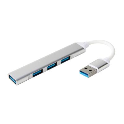 便利な4in1USBハブ（@349円税別 120個単位 メーカー直送品） ポート不足を解消できるスマートなUSBハブ 窓あき化粧箱入りです 最大4つの同時接続に対応(USB3.0×1箇所、USB2.0×3箇所)。 USB3.0対応で高速デー...