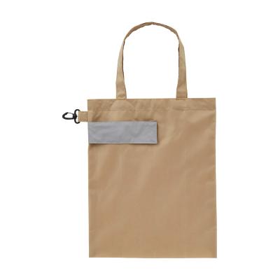 Handbag Type - eTONE　リフレクター付きエコバッグ（ベージュ）（@180円税別 200個単位 メーカー直送品・時間指定不可）