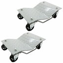 『鉄輪』 積載荷重1100kg 1t 頑丈 2台 タイヤドーリー カー ホイール ドーリー 故障 修理 整備 不動車 移動 工具 2個 セット