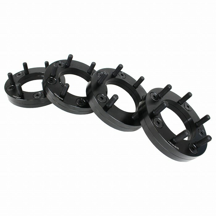 厚み 30mm PCD 穴数 変換 PCD 150 → 139.7 穴数 5H → 6H M14 P1.5 ワイドトレッド スペーサー ブラック トヨタ 5穴→6穴