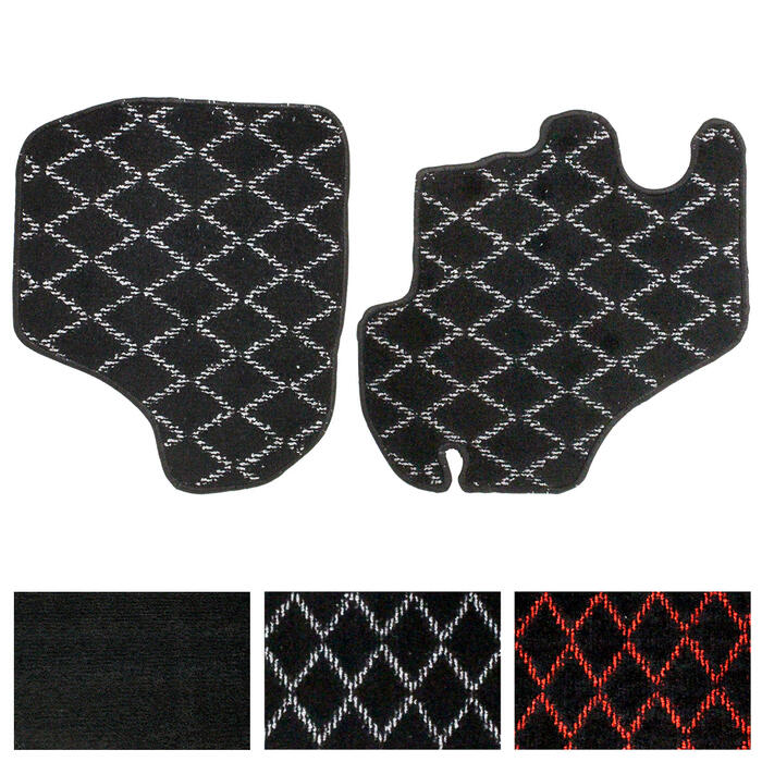 専用設計 ハイゼット トラック S500P/S510P 平成26年09月以降【AT用】運転席＆助手席 2PCS 全3色 フロント フロアマット セット