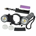 スプレーガン LED ライト キット 板金 塗装 オールペン 塗装用 塗料 照明 充電式 塗装ガン用照明 バッテリー 充電器 セット