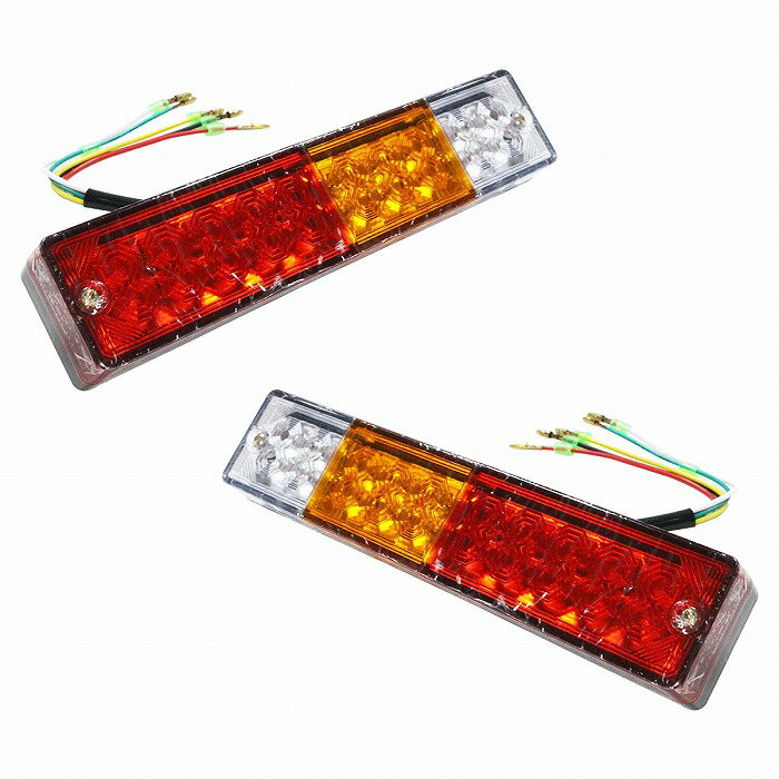 汎用 トレーラー 旧車 ジムニー テールランプ LED バック ブレーキ ランプ ウインカー 12V 左右 2個セ..