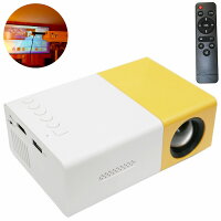 小型プロジェクター 60インチ 対応 フルHD LEDライト AV/ USB /microSD/ HDMI入力 ...