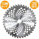 【10枚】セット 草刈り機 チップソー 替刃 外径 230mm 刃数 36枚刃 穴径 25.4mm 草刈機 刈払機 替え刃 230mm×36P×25.4mm