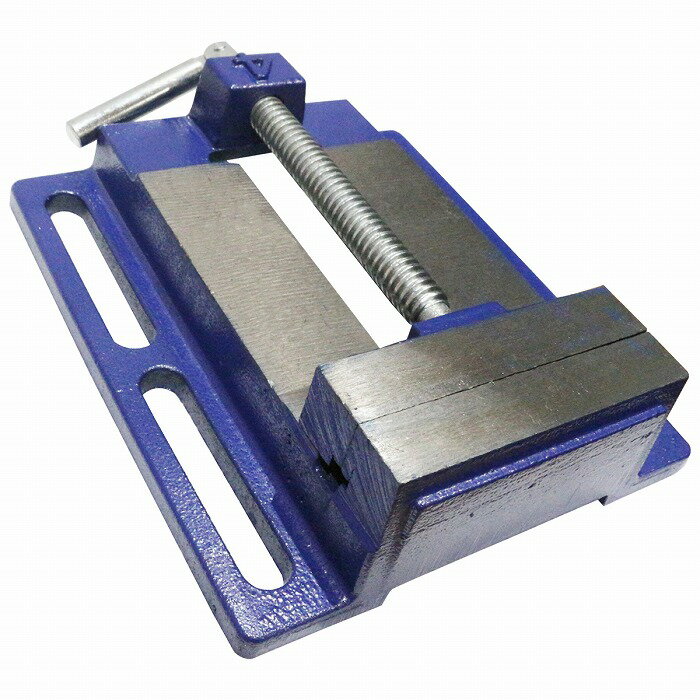 ドリルプレスバイス 4インチ 100mm ボール盤 バイス 穴あけ 研磨 固定 卓上 板金 万力 木工 テーブル ..