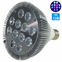 【青10赤2】24W(2W×12) 電球 E26 口金 水槽 用 照明 植物育成 スポット ライト 12LED アクアリウム 電球 水草 サンゴ 熱帯魚
