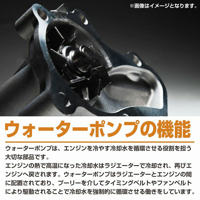 ウォーターポンプ ガスケット付き ホンダ RR2 エリシオン プレステージ 19200-RFE-003 19200-RBB-003 19200-RBB-013 19200-RTA-003 GWHO-50A