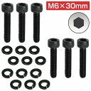 レカロ シート 固定用 高強度 ボルト M6×30 6本set SR1 SR2 SR3 SR4 SR5 LX LS LT A8 Cクラシック エルゴメド オルソ...