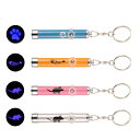 猫用おもちゃ LEDポインター カラー全4色 ブルー/青 シルバー/銀 イエロー/黄色 ピンク